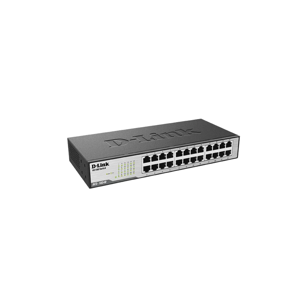 D-Link 24-Port Fast Ethernet Unmanaged Desktop Switch