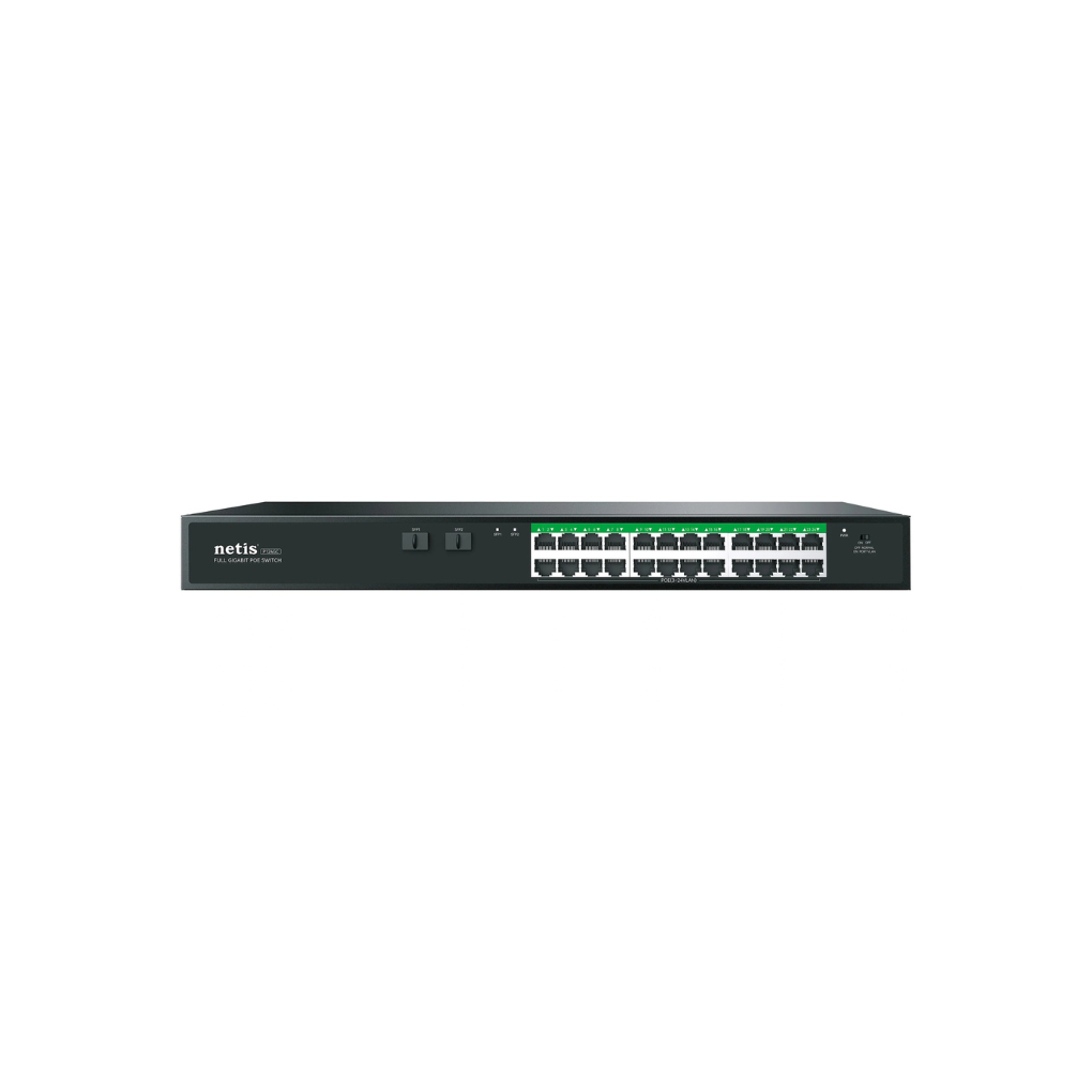 P124GC 24 GE POE+2GE SFP Uplink POE Switch