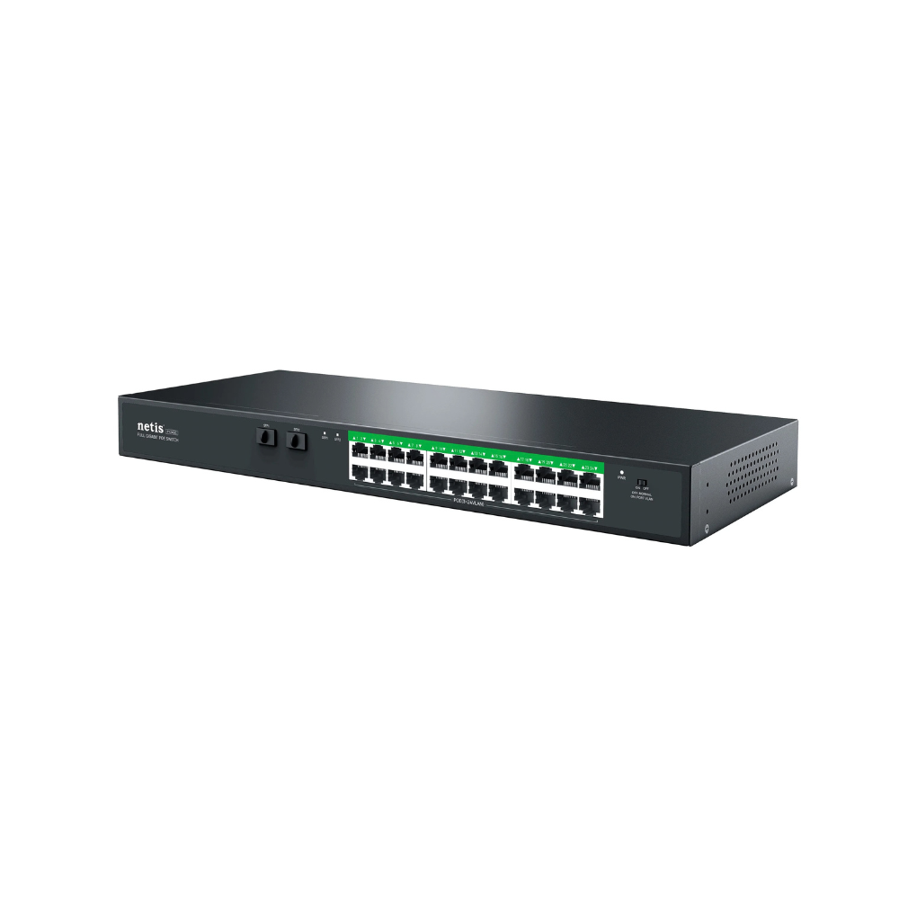 P124GC 24 GE POE+2GE SFP Uplink POE Switch