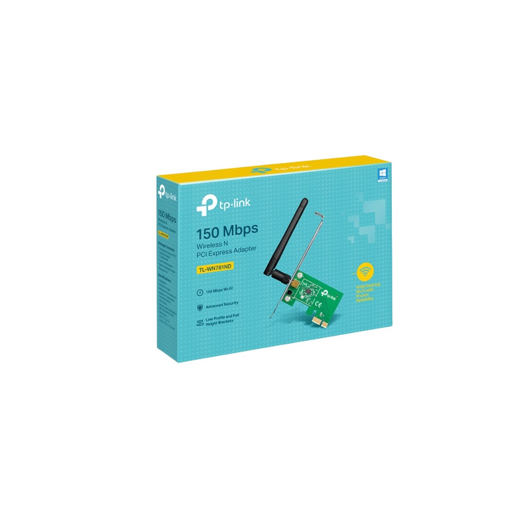 TP-Link 150Mbps Wireless N PCI Express Adapter - TL-WN781ND