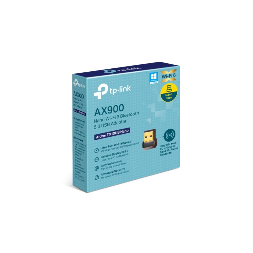 TP-Link AX900 Nano Wireless Wi-Fi 6 & Bluetooth 5.3 USB Adapter