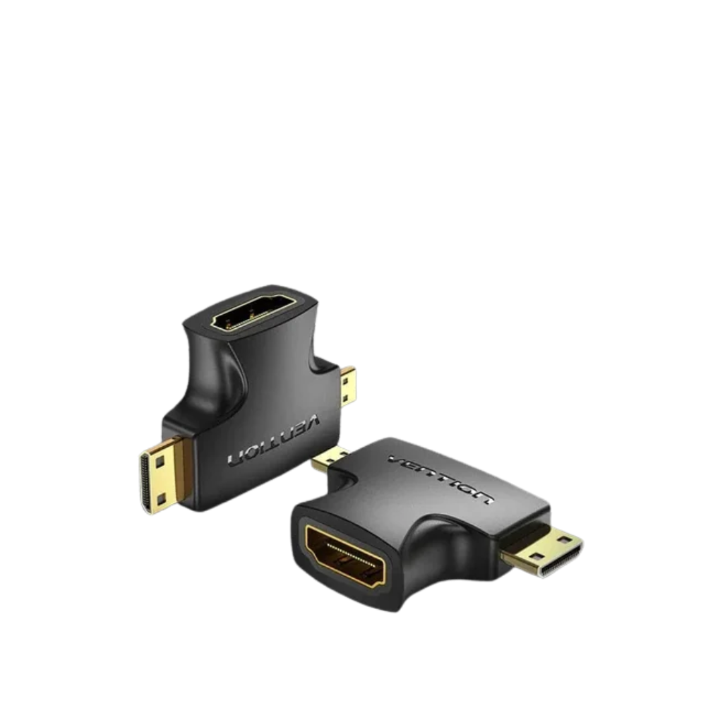 Vention 2 in 1 Mini HDMI and Micro HDMI Male to HDMI Female Adapter