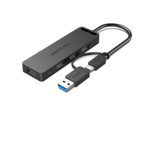 Vention 4-Port USB 3.0 Hub with USB-C & USB 3.0 2-in-1