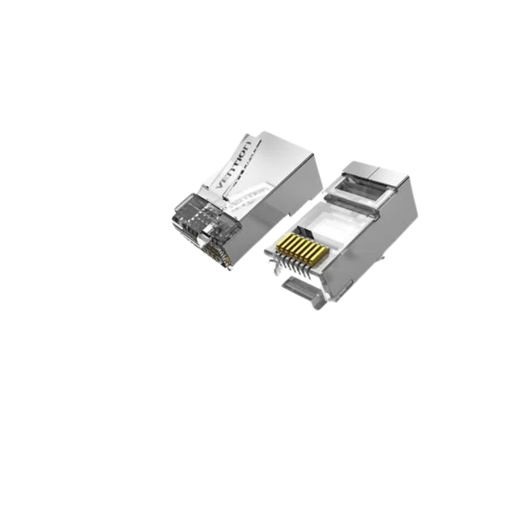 Vention Cat.6A FTP RJ45 Modular Plug Transparent 100 Pack