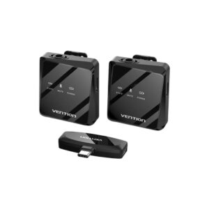 Vention USB-C 2-Pack Wireless Lavalier Microphone