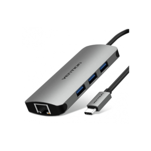 Vention USB C 4 in 1 HDMI VGA Docking Station with USB 3.0 PD
