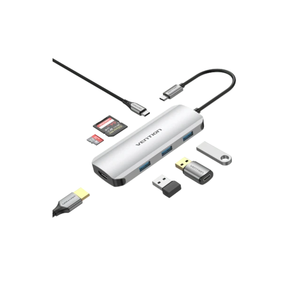 Vention USB C Multi-function 7 in 1 Docking Station