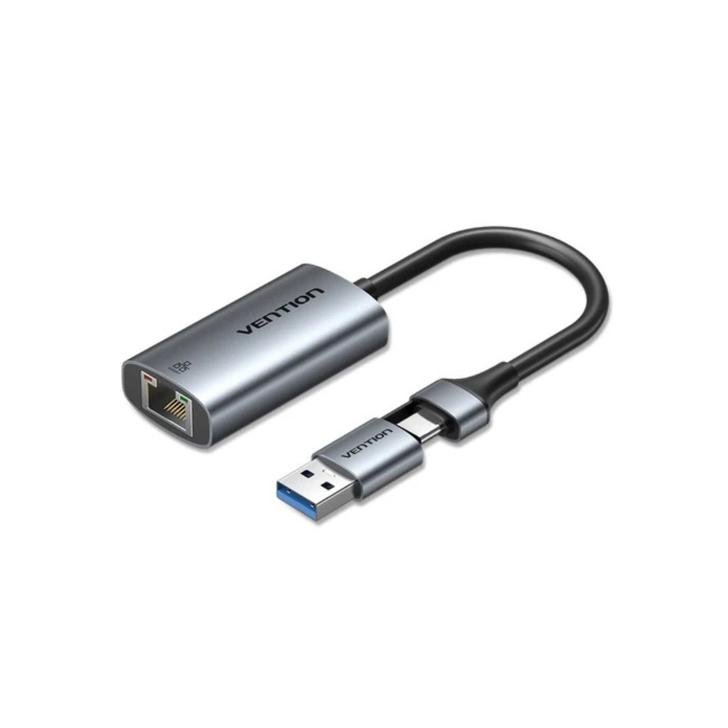 Vention USB-C + USB-A to Gigabit Ethernet Adapter