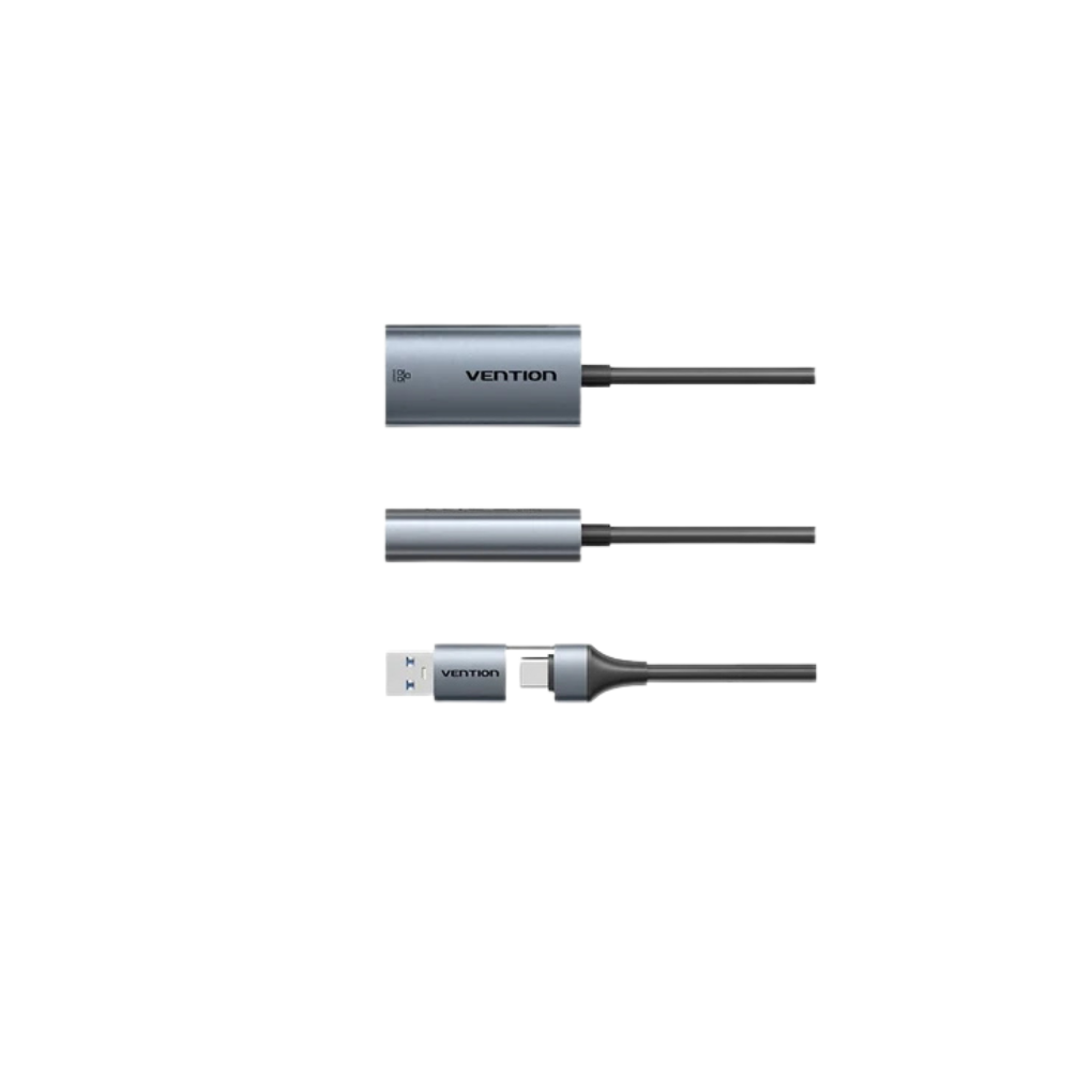 Vention USB-C + USB-A to Gigabit Ethernet Adapter