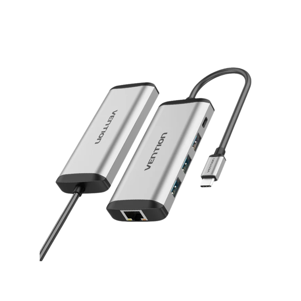 Vention USB-C to USB3.0x4 PD Hub 0.15M
