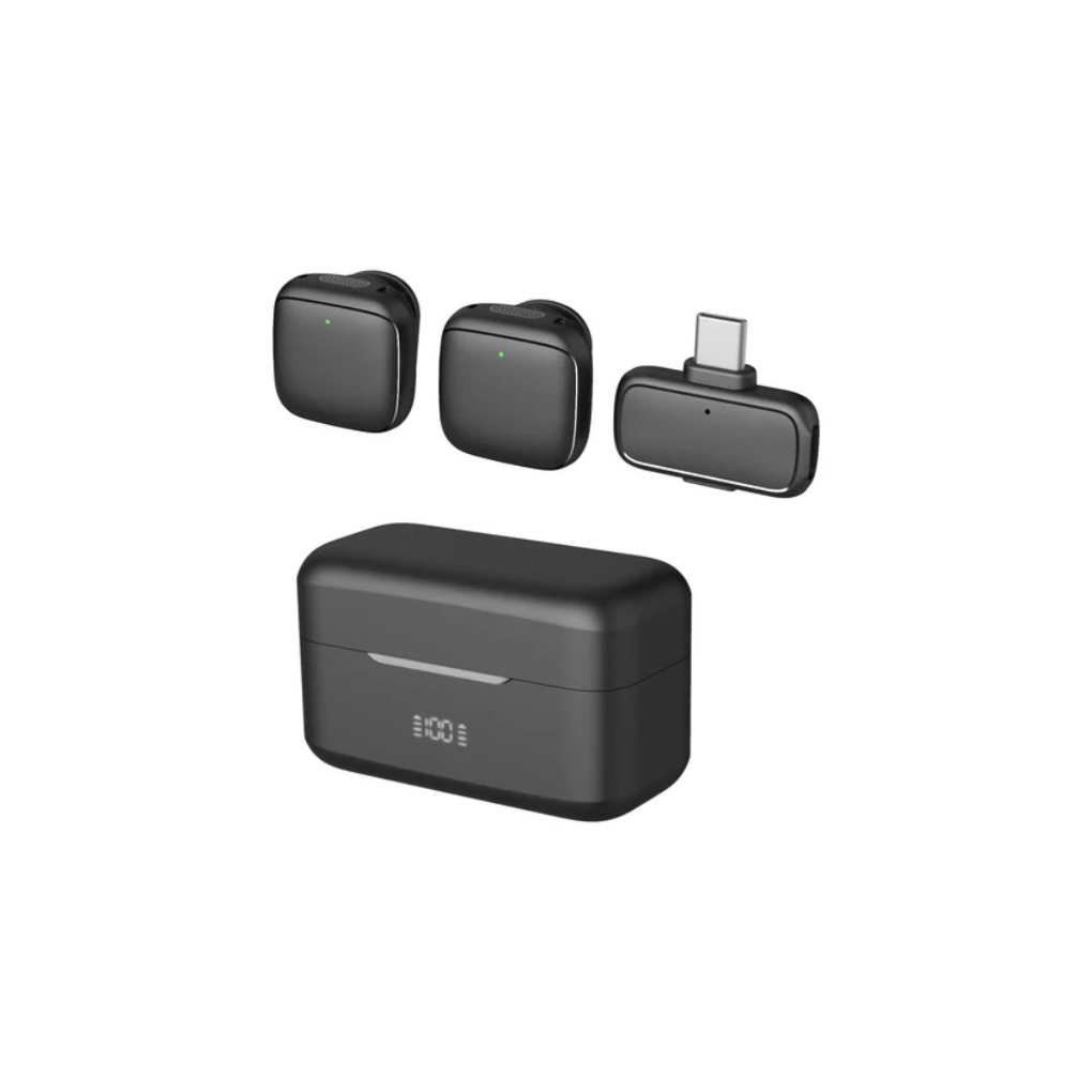 WiWU Wi-WM009 AI Noise-Canceling Wireless Lavalier Microphone